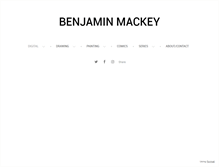 Tablet Screenshot of benjaminmackey.com